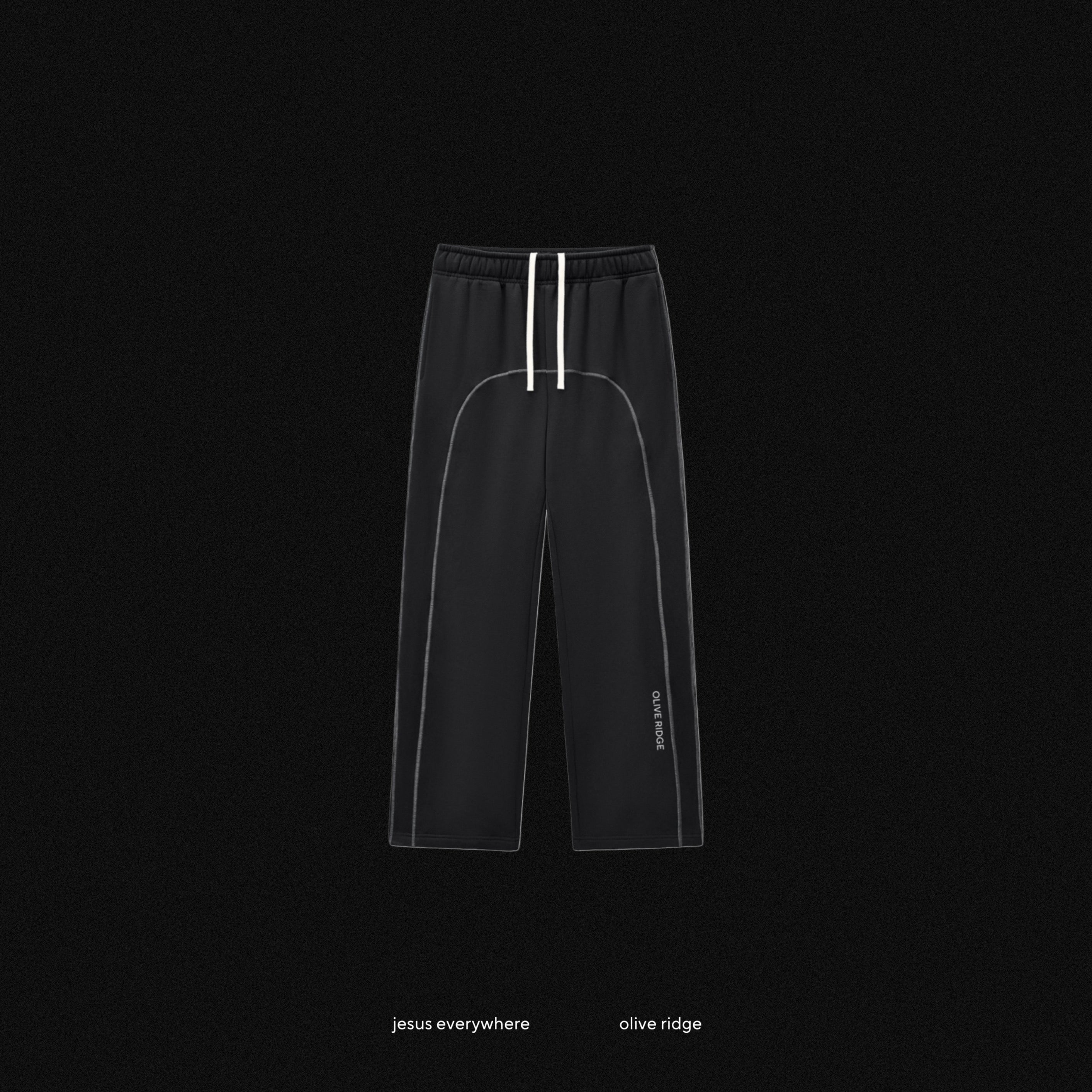 JESUS EVERYWHERE - OLIVE RIDGE TECH FLEECE CE PANTS