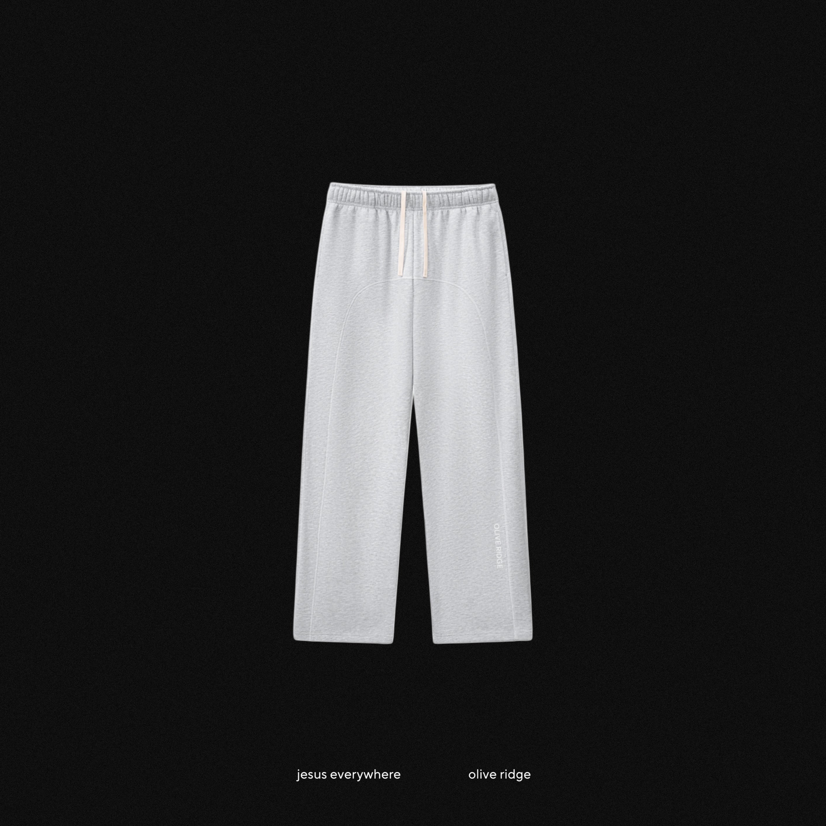 JESUS EVERYWHERE - OLIVE RIDGE TECH FLEECE CE PANTS